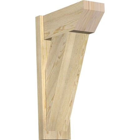 Ekena Millwork Traditional Slat Rough Sawn Outlooker, Douglas Fir, 8"W x 18"D x 30"H OUT08X18X30TRA06RDF
